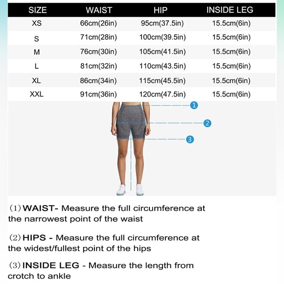 High Waisted Workout Yoga Gym Shorts - Picture 7 of 7